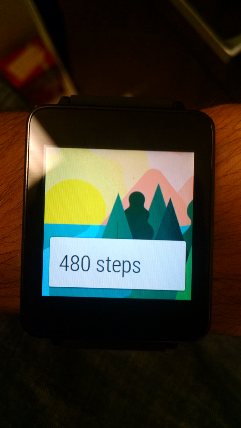 Illustration for article titled Android Wear Review: The OS itself.